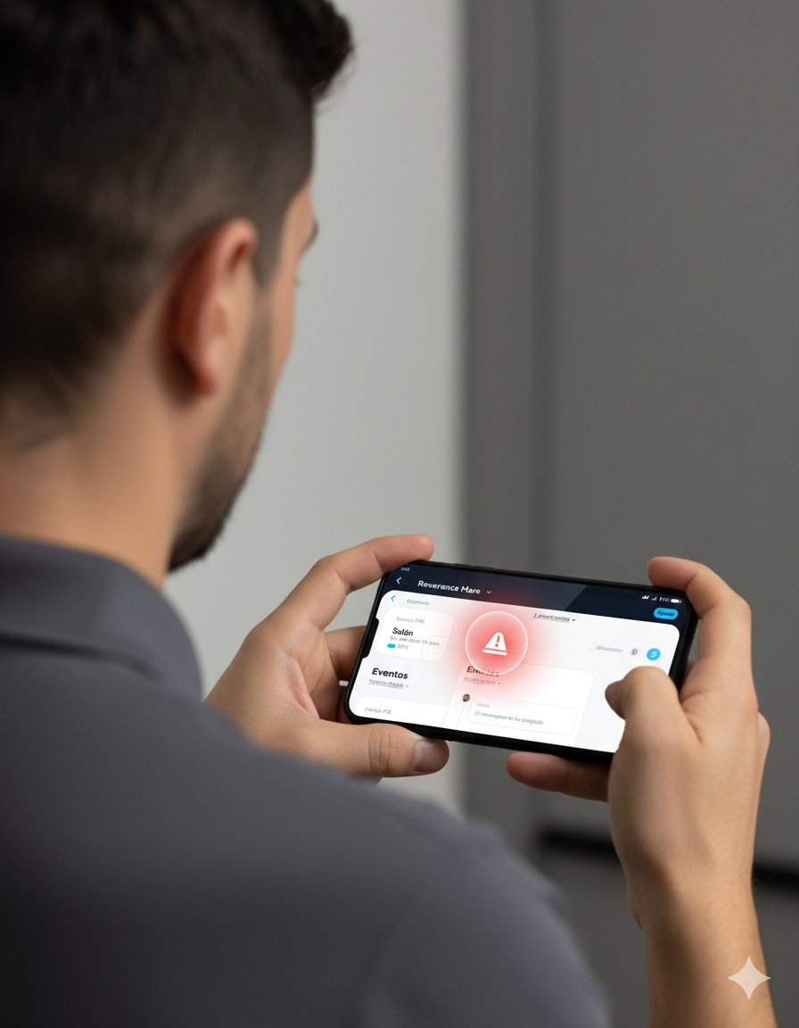 Ilustración de Sensores IoT y automatización por ocupación.